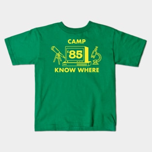 Camp Know Where Kids T-Shirt